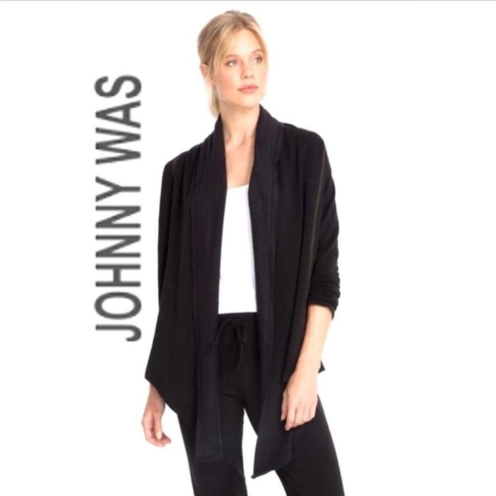 Johnny Was Calme Brushed French Terry Cardigan S